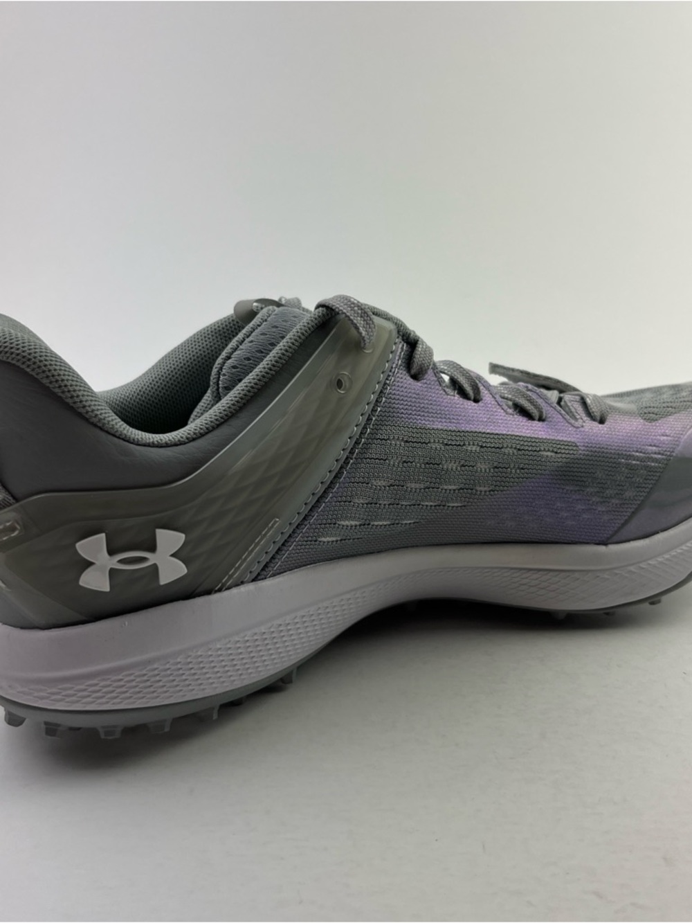 Under Armour UA Yard Turf Mens Size 8.5 Baseball Shoes Grey 3025593-102 - Picture 7 of 12